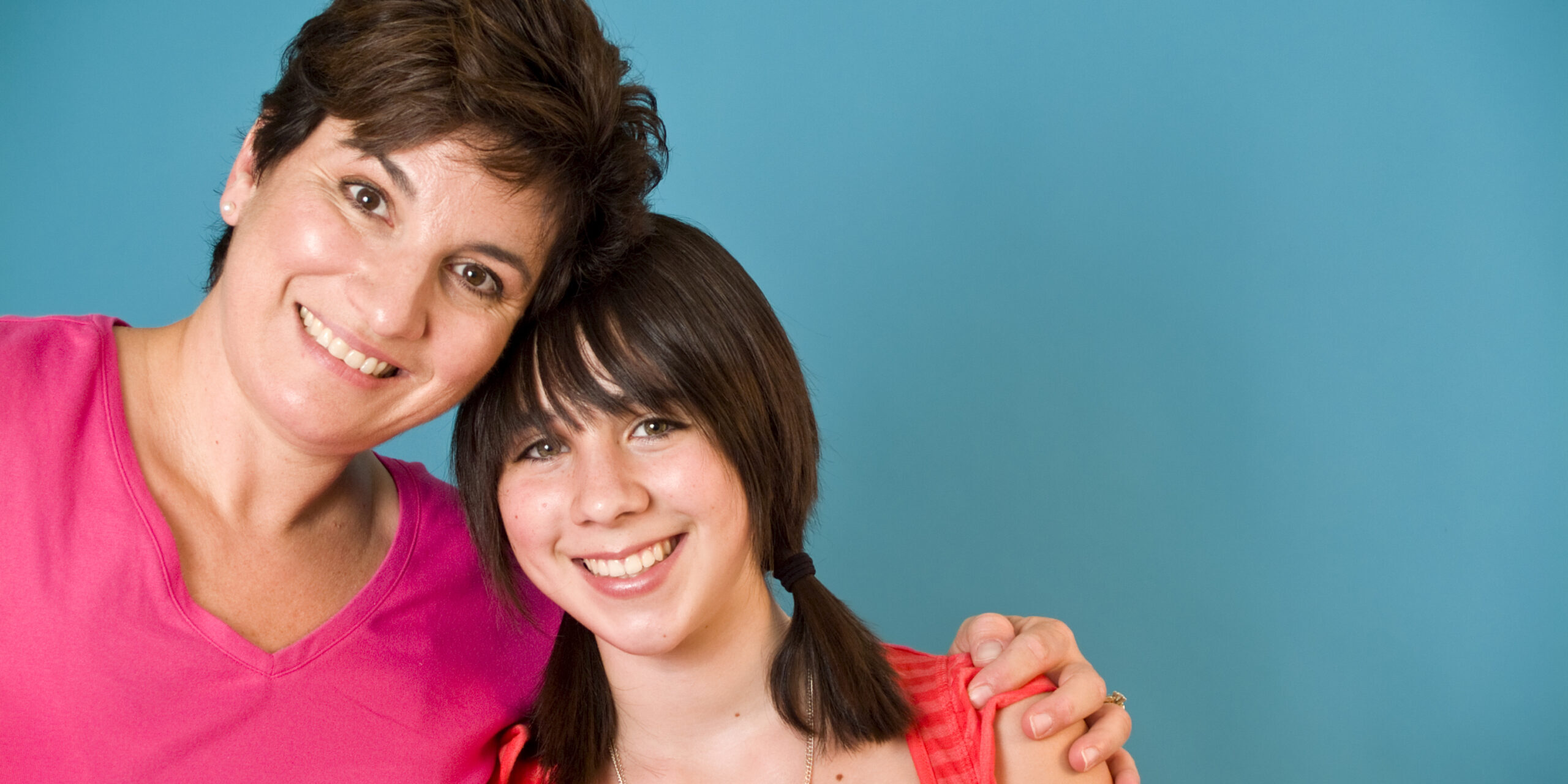 A,Woman,And,A,Girl,Representing,A,Happy,Mother,And